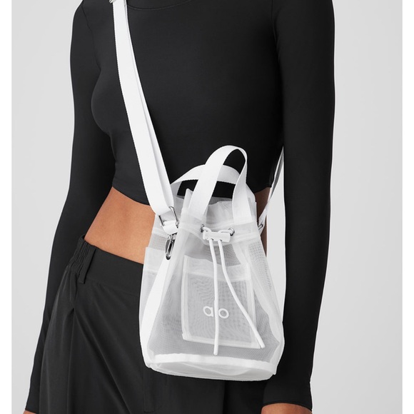 ALO Yoga Handbags - 🤍ALO 🤍 Sheer Crossbody Bucket Bag